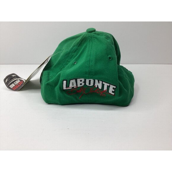 Bobby Labonte NASCAR Racing Hat Men's L/XL Green Real Fit Vintage 36 Wildcat - Picture 4 of 6
